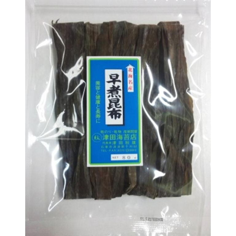 早煮昆布　70ｇ×１袋　宮城三陸石巻　マルアキ津田海苔店