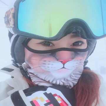 冬季滑雪面罩全臉動物保暖頭套護臉裝備男女騎行防風塵脖套抓絨帽