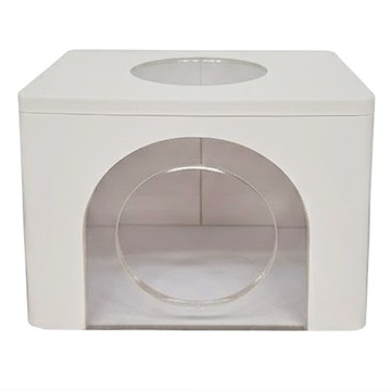 GEX 愛鼠小白屋 S(10 x 8.5 x 8.5cm)  白色  1個