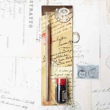 PRO/1 義大利木桿沾水筆墨水實用輕巧包 | Francesco Rubinato