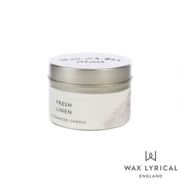 英國 Wax Lyrical 英式經典系列香氛蠟燭 清新亞麻 Fresh Linen 84g