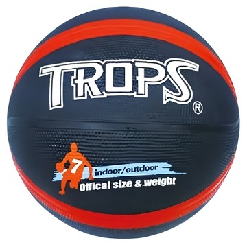 TROPS 特波士 雙色十字籃球  1個  40179B  7號