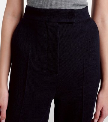 Max Mara Attinia virgin wool piqué wide-leg pants