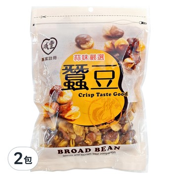 成豐 蒜味蠶豆 口感酥脆 傳統零嘴  200g  2包