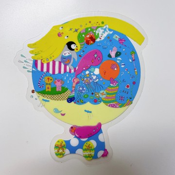 mimitofu's emotion planet 3號外星人大貼紙 (No.6 夏日風情)