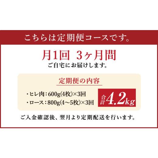 ふるさと納税 熊本県 益城町 熊本産 ステーキ用 あか牛 ヒレ ロース 合計4.2kg