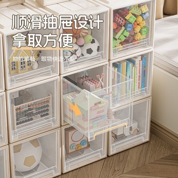 【免運🔥可疊加 抽屜收納盒】抽屜式收納箱 收納箱 日式收納盒 桌面透明疊加衣櫃 收納抽屜收納櫃 超大容量置物櫃