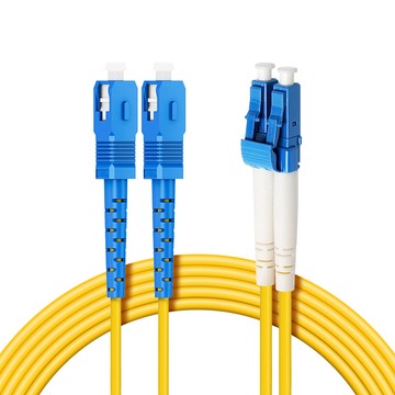 台灣霓虹 電信級SC-LC單模雙芯全雙工光纖跳線3米