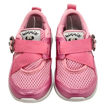 BORUI 柏睿鞋業 兒童款 交叉鞋帶魔鬼氈休閒鞋 124693  粉色  140mm