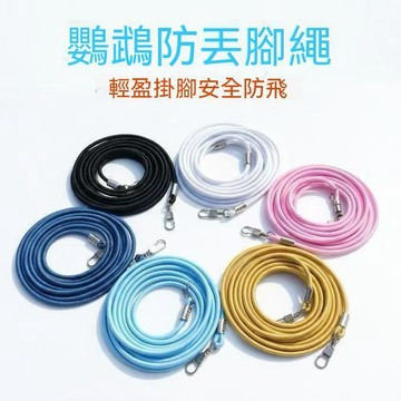 🔥臺灣夯貨-大米優品🏆多彩鸚鵡牽引繩外出遛鳥玄風牡丹小太陽防丟腳繩輕盈安全保護繩子