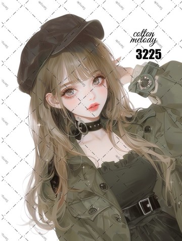 original sticker no.3225 人物貼紙 原創貼紙 原創人物貼紙 裝飾貼紙 cotton melody