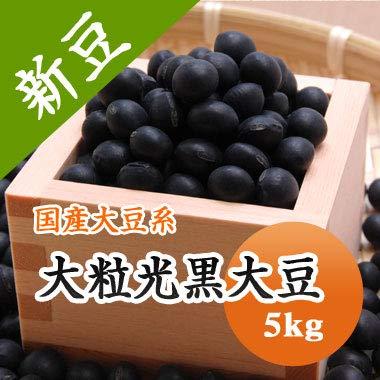 大豆 黒豆 大粒黒豆  北海道産 大粒光黒大豆 5kg