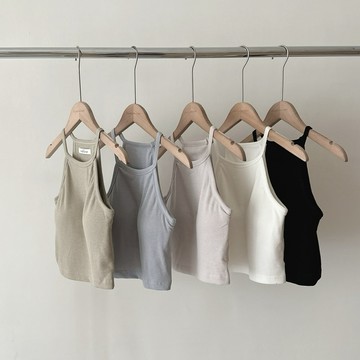 「FOR GIRLS」 夏日最愛 削肩背心bratop（5colors）小可愛 無袖背心 bratop 女上衣 背心