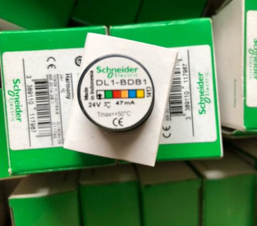 進口施耐德Schneider DL1BDB4 LED 紅/白燈24V交流/直流