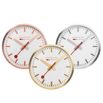 MONDAINE 瑞士國鐵 25cm掛鐘