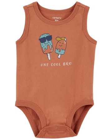 Baby One Cool Bro Popsicle Tank Bodysuit