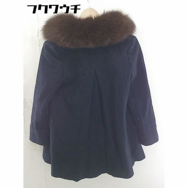 rirandture フードファー付きコクーンコート リランドチュール