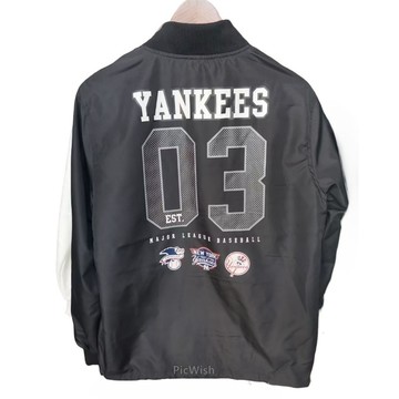 MLB Majestic 紐約 洋基隊 New York Yankees 薄款 教練夾克 棒球外套