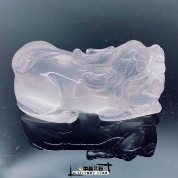 中森寶石🔮高品限量 星光粉晶 粉水晶 粉晶 貔貅 咬錢 粉晶 招財貔貅 馬粉 天然水晶擺件 聚財 人緣 招財轉運