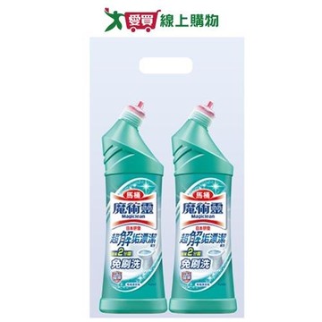 魔術靈殺菌瞬潔馬桶清潔劑500ml x2入【愛買】