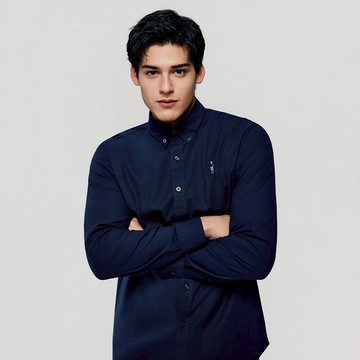 GIORDANO 男裝萊卡彈力修身牛津紡襯衫【多色任選】01046043