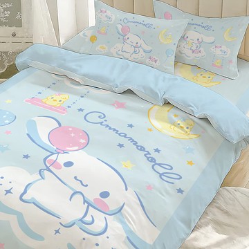Cinnamoroll 大耳狗喜拿 磨毛卡通 雲之國度被套  雙人(212 x 182cm)  大耳狗 多色