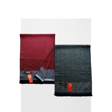 都錦生商務套盒桑蠶絲秋冬加厚長圍巾絲巾男女情侶款二條禮盒裝