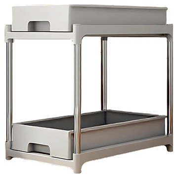 WE CHAMP 多用途抽屜式置物架 WCB-056  1個  40 x 26 x 40cm  灰色