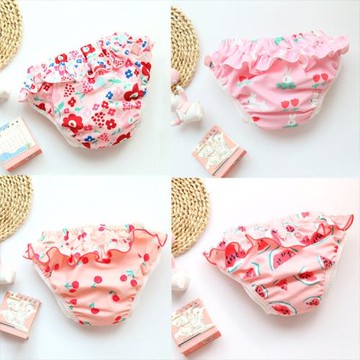 嬰兒防水泳褲可洗嬰幼兒母嬰店游泳寶寶泳褲女兒童嬰兒防漏2歲3歲