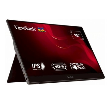 ViewSonic 可攜式螢幕 16吋 TD1655 IPS面板 USB-C 觸控螢幕  1個