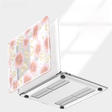 monomate適用蘋果macbook pro13寸筆記本電腦保護套Air超薄磨砂保護套Mac M2半透明全包防摔外殼抗指紋