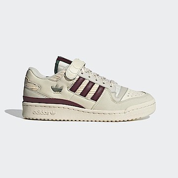 Adidas Forum 84 Low W [H03689] 女 休閒鞋 運動 經典 復古 低筒 魔鬼氈 米白 酒紅