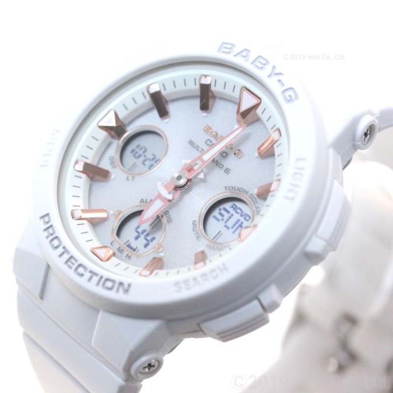 BABY-G ベビーG 時計 電波ソーラー ホワイト 白 カシオ babyg ネオン