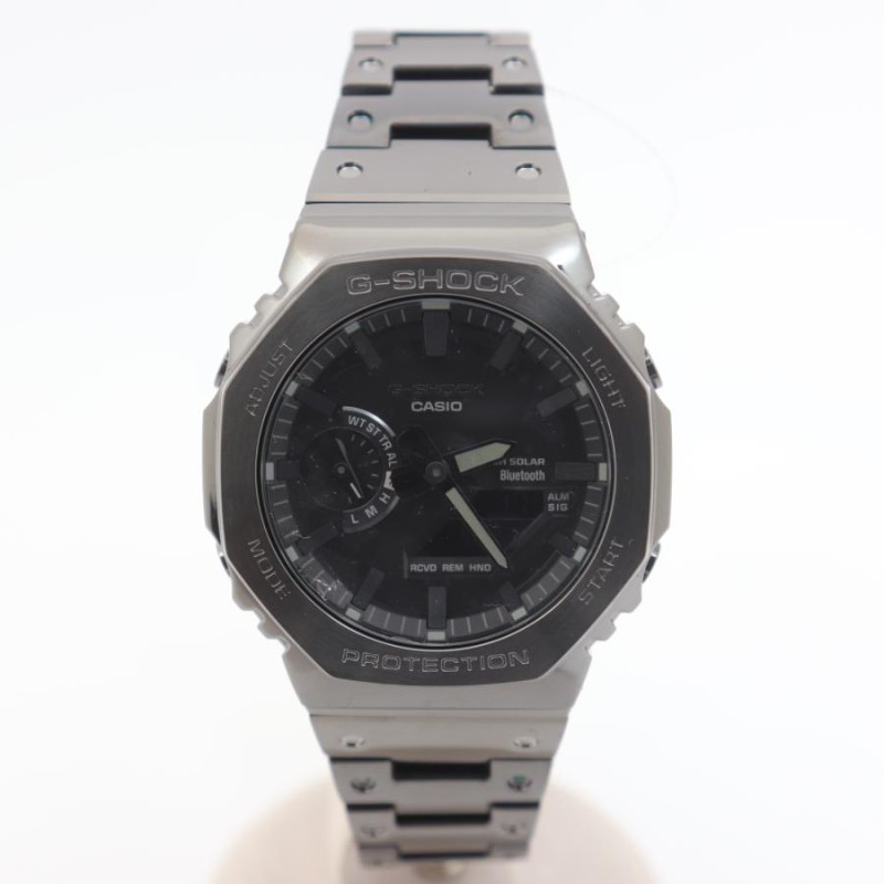 k6052 即決 本物 未使用 保管品 CASIO カシオ G-SHOCK Gショック GM-B2100BD-1AJF タグ付 保護シール付  フルメタル ソーラー メンズ | LINEブランドカタログ