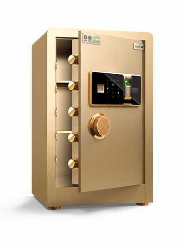 保險櫃60CM家用指紋密碼小型報警保險箱辦公全鋼入牆智慧防盜保管箱 99購物節