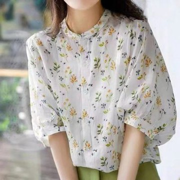 【ALLK 歐楷】新品上架 幾何印花造型上衣 花色 尺寸L-XXL/中大尺碼/涼爽/透氣