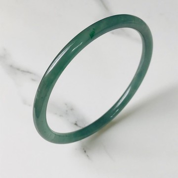 翡翠 玉鐲 天然石 翡翠 稀有 危地馬拉產 59.9mm B800-0207