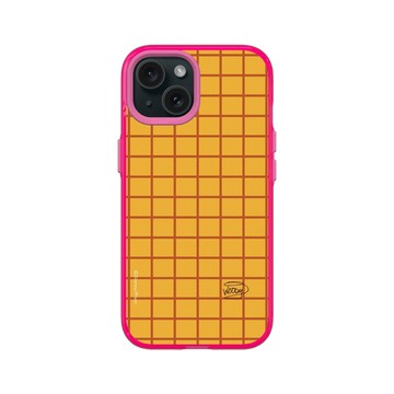 iPhone 15 Clear 粉漾桃 - 迪士尼-玩具總動員 Toy Story - 經典胡迪襯衫