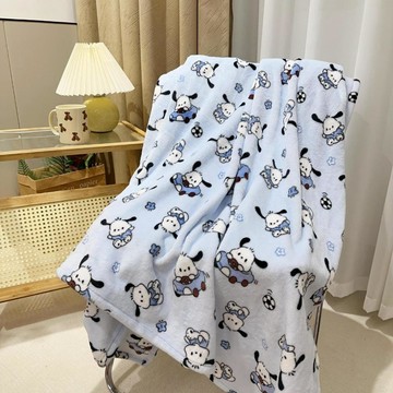 帕恰狗空調毯 飛機毯 沙發毯🎀 毛絨客廳午休空調毯沙發床上通用毛毯出國旅行辦公室學生宿舍夏季被子 航空毯 薄毯 空調被