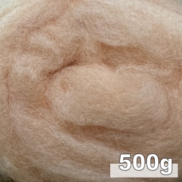 ｜大包裝｜紐西蘭ASHFORD-美麗奴羊毛 M19杏仁色｜500g｜DIY手作/羊毛氈材料/文創