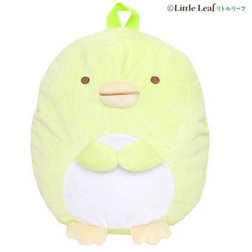 大賀屋 日貨 角落生物 企鵝 後背包 包包 小包 娃娃 玩偶 兒童背包 背包 娃娃包 角落小夥伴 正版J00016081