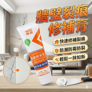 [防霉 防潮] 雅森 牆壁裂痕修補膏  補土 裂縫修補 凹洞修補 補土膏 批土