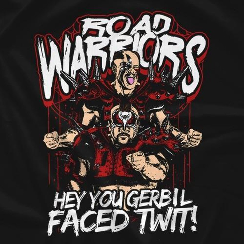 暴走戦士 ロード・ウォリアーズ Tシャツ「THE ROAD WARRIORS Gerbil