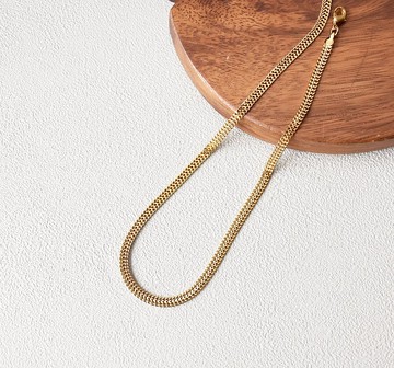 客訂蛇骨項鍊50cm+5cm延長鏈 細鏈60cm