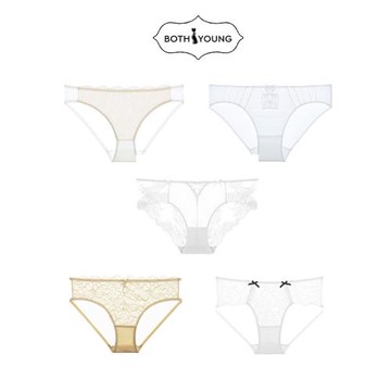 3條99元寶詩嫣內褲女士純欲薄款蕾絲舒適低腰性感純棉襠部三角褲