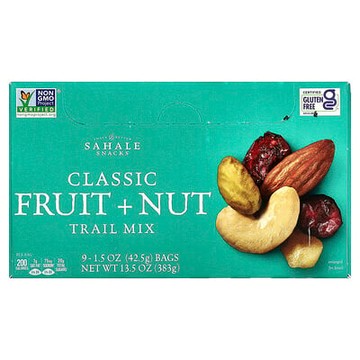 Sahale Snacks, 混合乾果，混合水果 ＋ 堅果，9 包，每包 1.5 盎司（42.5 克）