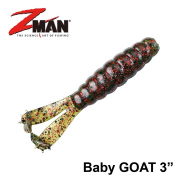 美國製 ZMAN Baby GOAT 3吋 蝦型軟蟲 10X耐咬 路亞軟蟲  Z004