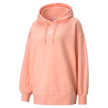 【PUMA官方旗艦】流行系列Classics寬版長厚連帽T恤 女性 53041226