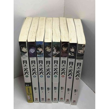 【雷根360免運】【送贈品】輕小說 月與火犬 1-8冊合售#無釘章 #7成新 #九成新【P-W1696】