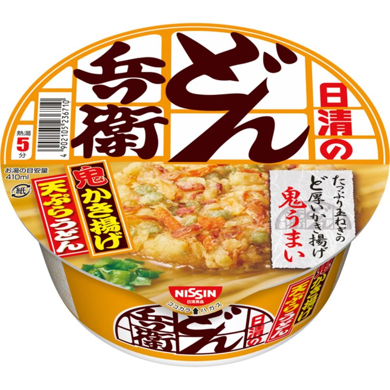 日清食品 かき揚げ天ぷらうどん 97g12個